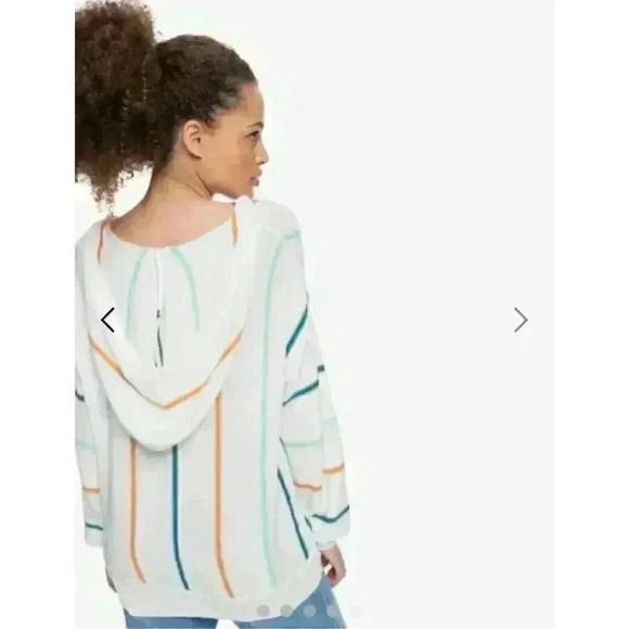 NWT ROXY Bay Of Rainbows Hoodie for Women Sz M - Picture 2 of 6